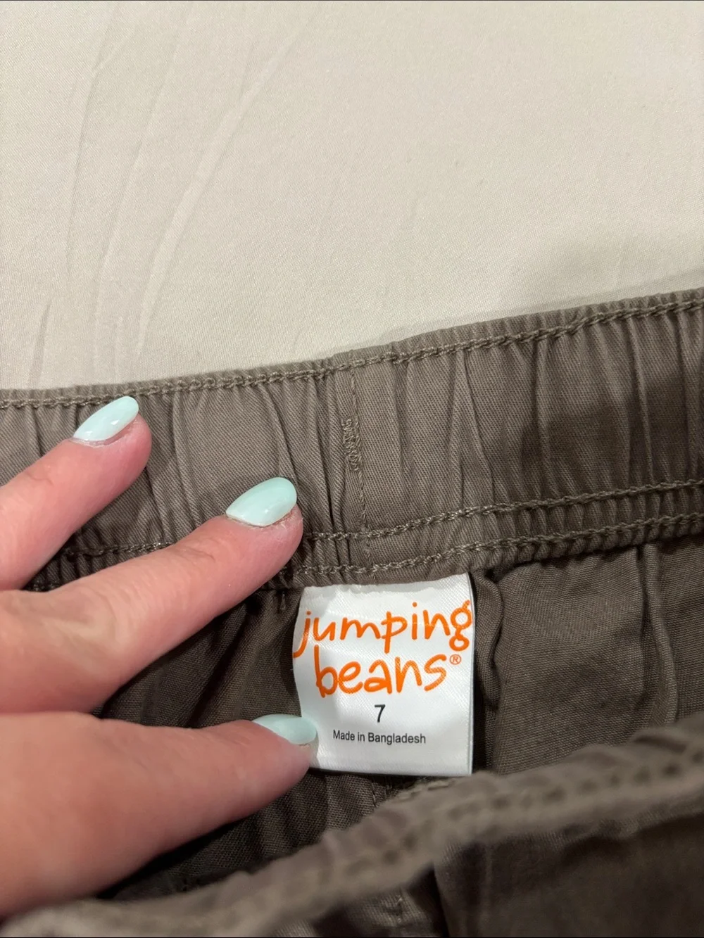 jumping beans Brown Cargo Pants with Elastic Waist